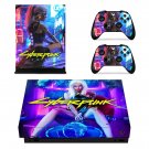 Cyberpunk 2077 decal skin for Xbox one X Console & Controllers