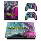 Cyberpunk 2077 decal skin for Xbox one X Console & Controllers