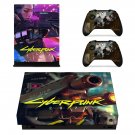 Cyberpunk 2077 decal skin for Xbox one X Console & Controllers