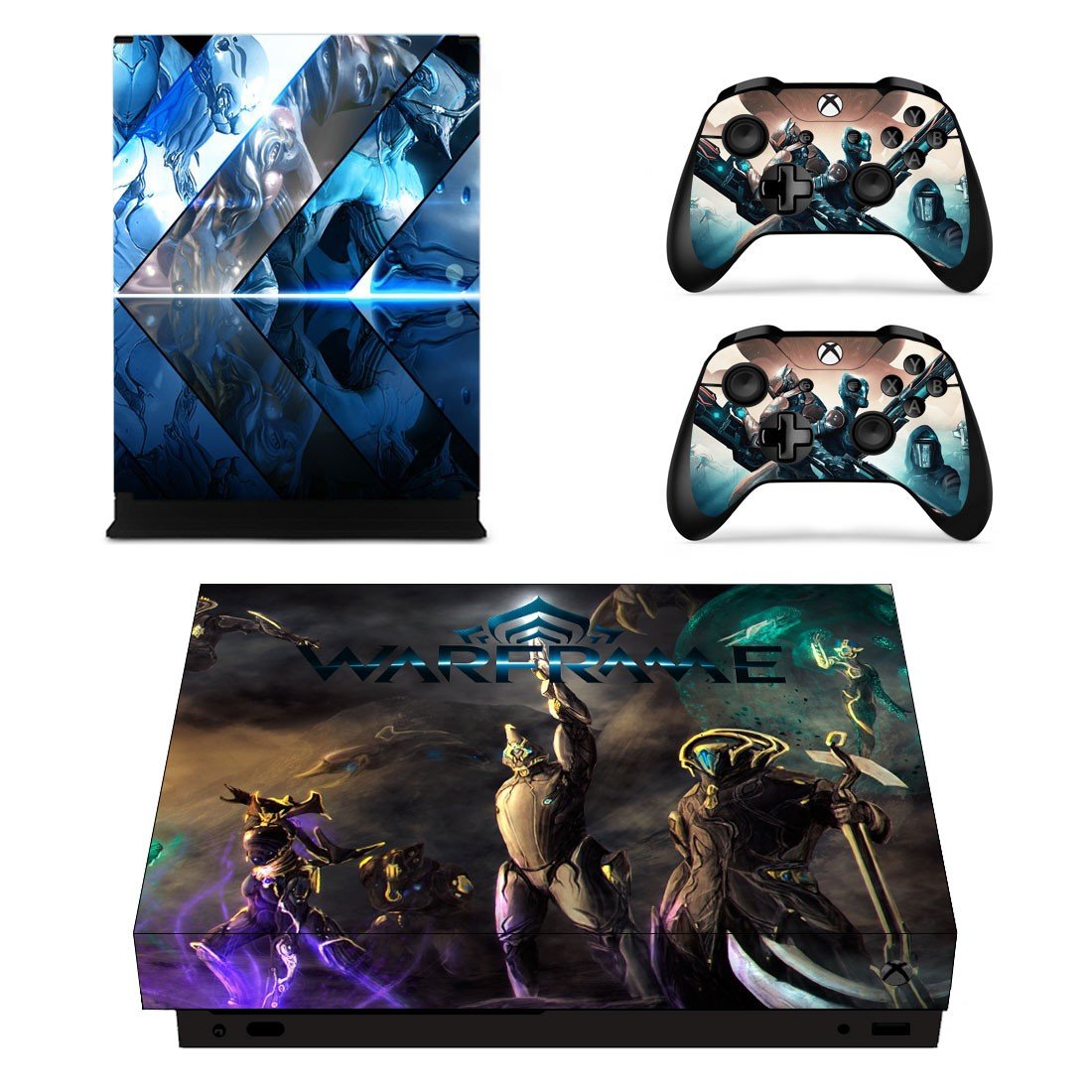 WarFrame decal skin for Xbox one X Console & Controllers
