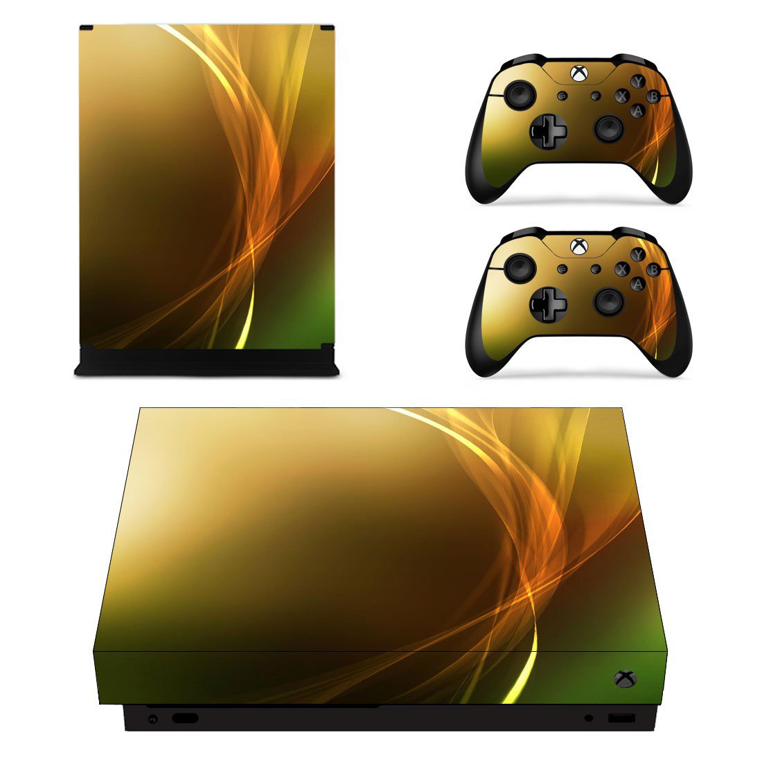 Abstraction decal skin for Xbox one X Console & Controllers