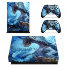 Monster Hunter World iceborne decal skin for Xbox one X Console & Controllers