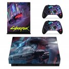 Cyberpunk 2077 decal skin for Xbox one X Console & Controllers