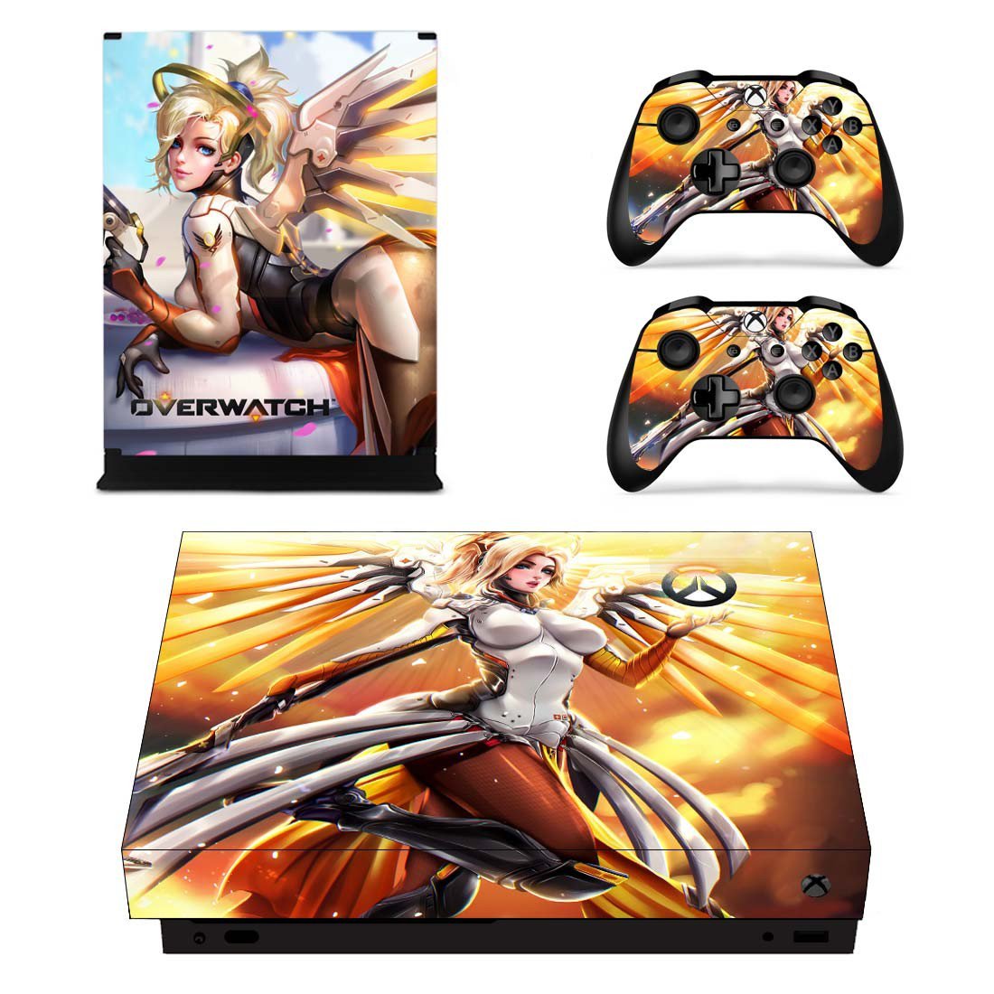 Overwatch decal skin for Xbox one X Console & Controllers