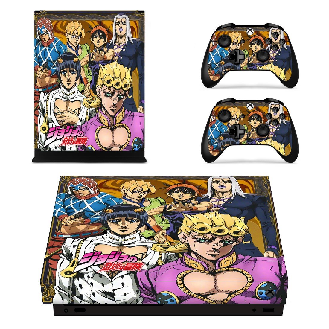 9th jojo decal skin for Xbox one X Console & Controllers