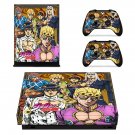 9th jojo decal skin for Xbox one X Console & Controllers