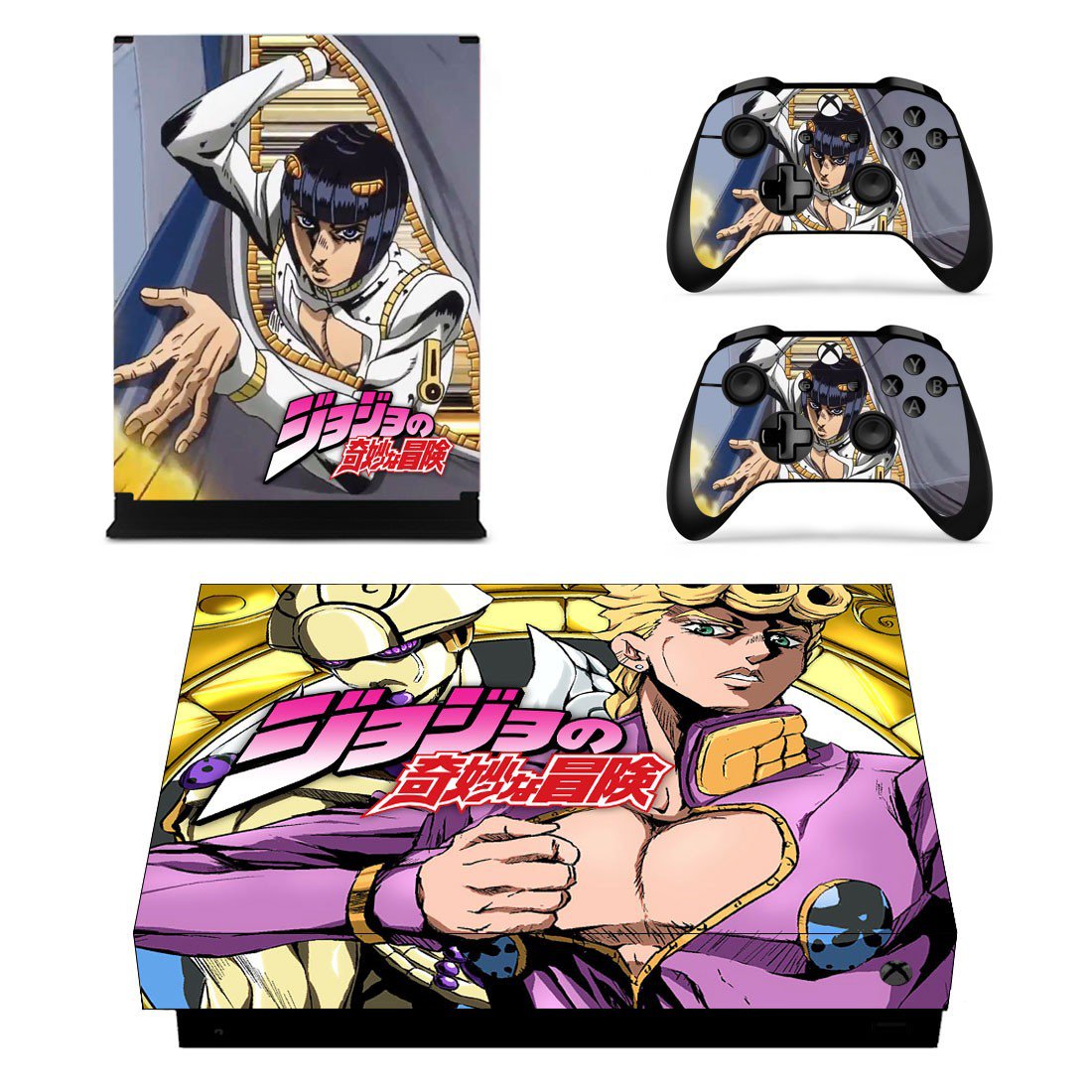 9th jojo decal skin for Xbox one X Console & Controllers