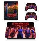Stranger Things decal skin for Xbox one X Console & Controllers