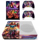 Avengers Endgame decal skin for Xbox One S console and controllers
