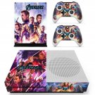Avengers Endgame decal skin for Xbox One S console and controllers