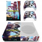 Cyberpunk 2077 decal skin for Xbox one S Console & Controllers