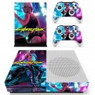 Cyberpunk 2077 decal skin for Xbox one S Console & Controllers