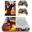 Iron Man decal skin for Xbox one S Console & Controllers