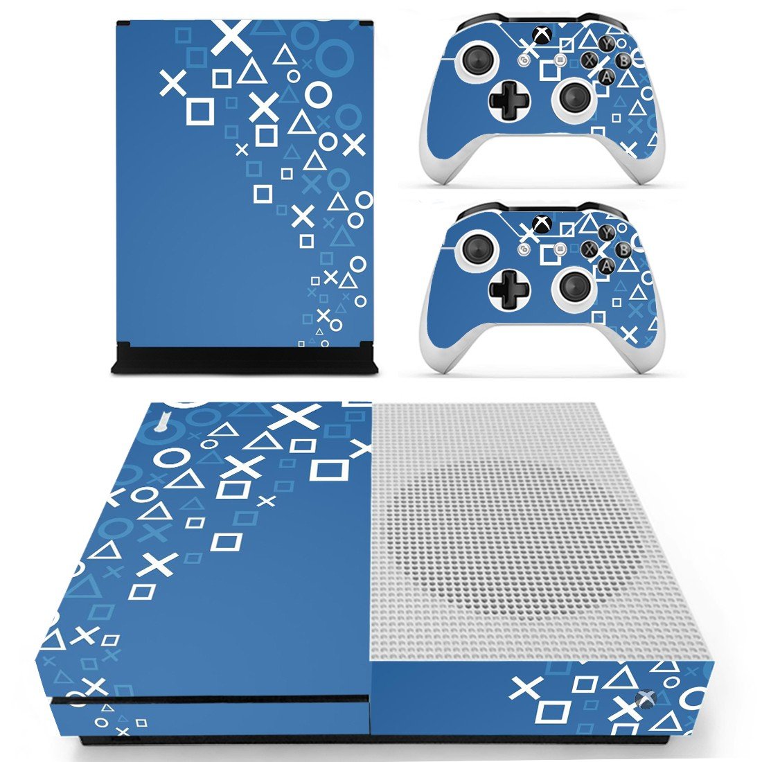 Game Pad abstraction decal skin for Xbox one S Console & Controllers
