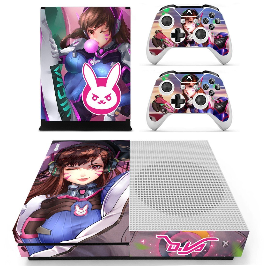 Overwatch decal skin for Xbox one S Console & Controllers