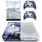 Monster Hunter World iceborne decal skin for Xbox one S Console & Controllers