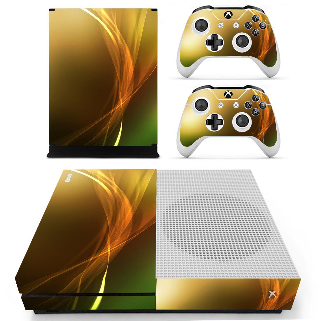Abstraction decal skin for Xbox one S Console & Controllers
