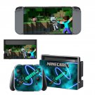 Minecraft decal skin for Nintendo Switch Console & Controllers