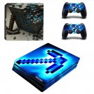 Minecraft decal skin for PS4 Pro Console & Controllers