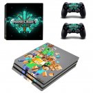 Minecraft decal skin for PS4 Pro Console & Controllers