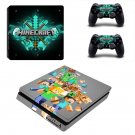 Minecraft decal skin for PS4 Slim Console & Controllers