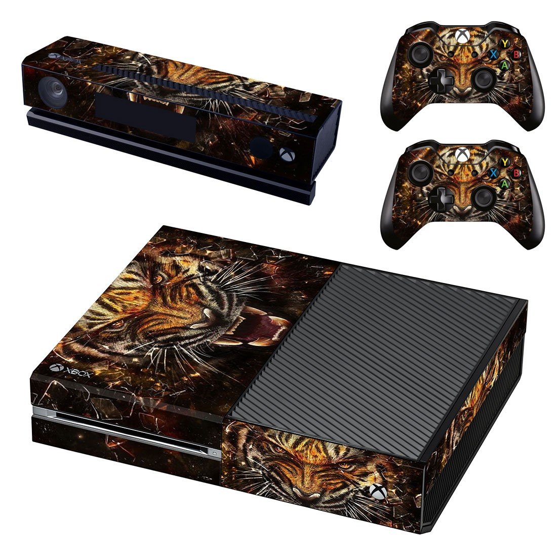 Tiger decal skin for Xbox one Console & Controllers