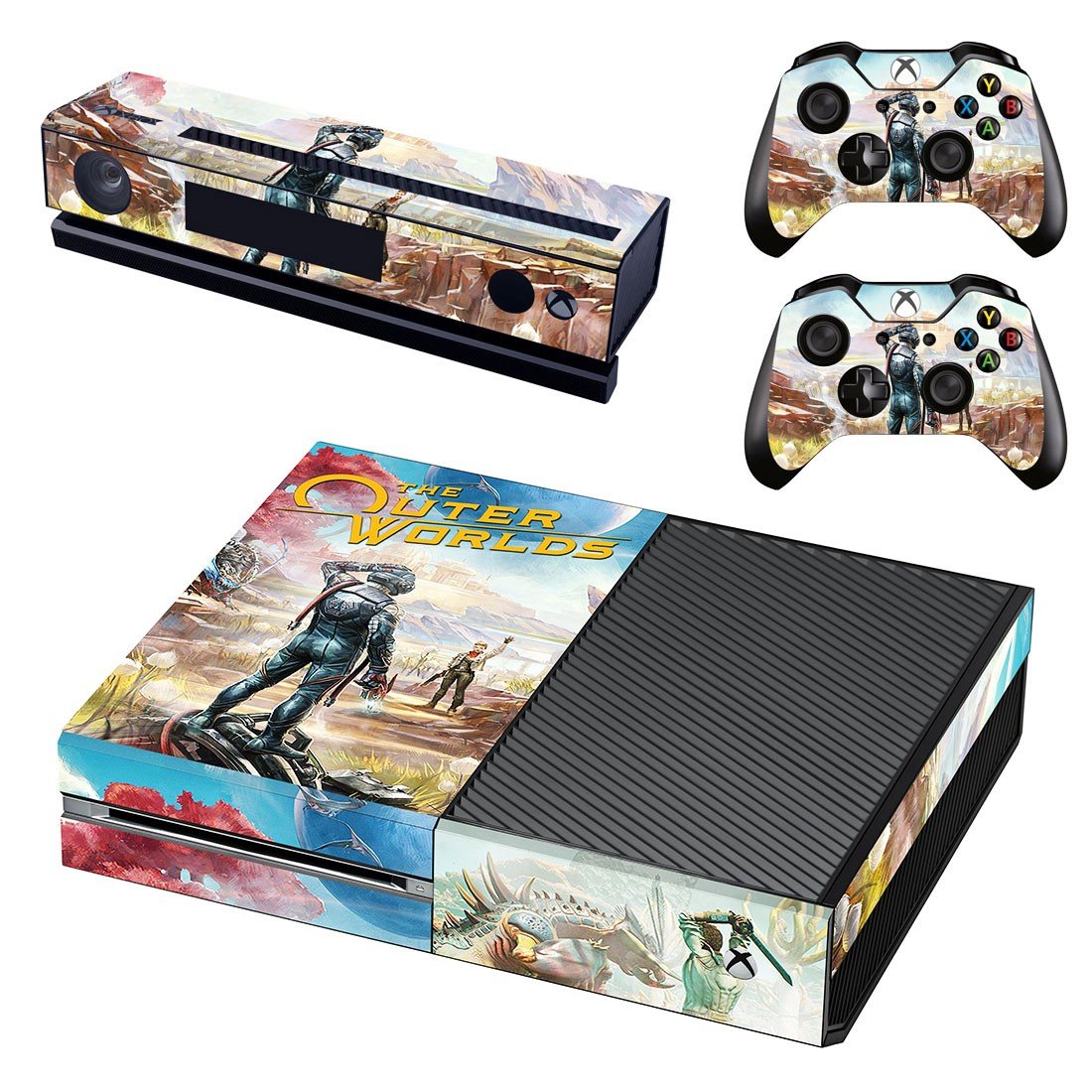The Outer Worlds decal skin for Xbox one Console & Controllers