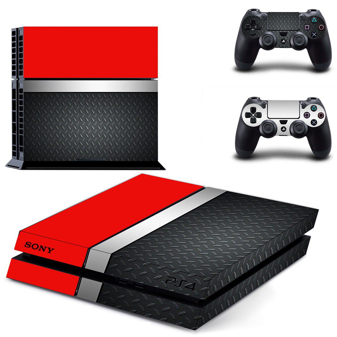 Metal Floor decal skin for PlayStation 4 Console & Controllers