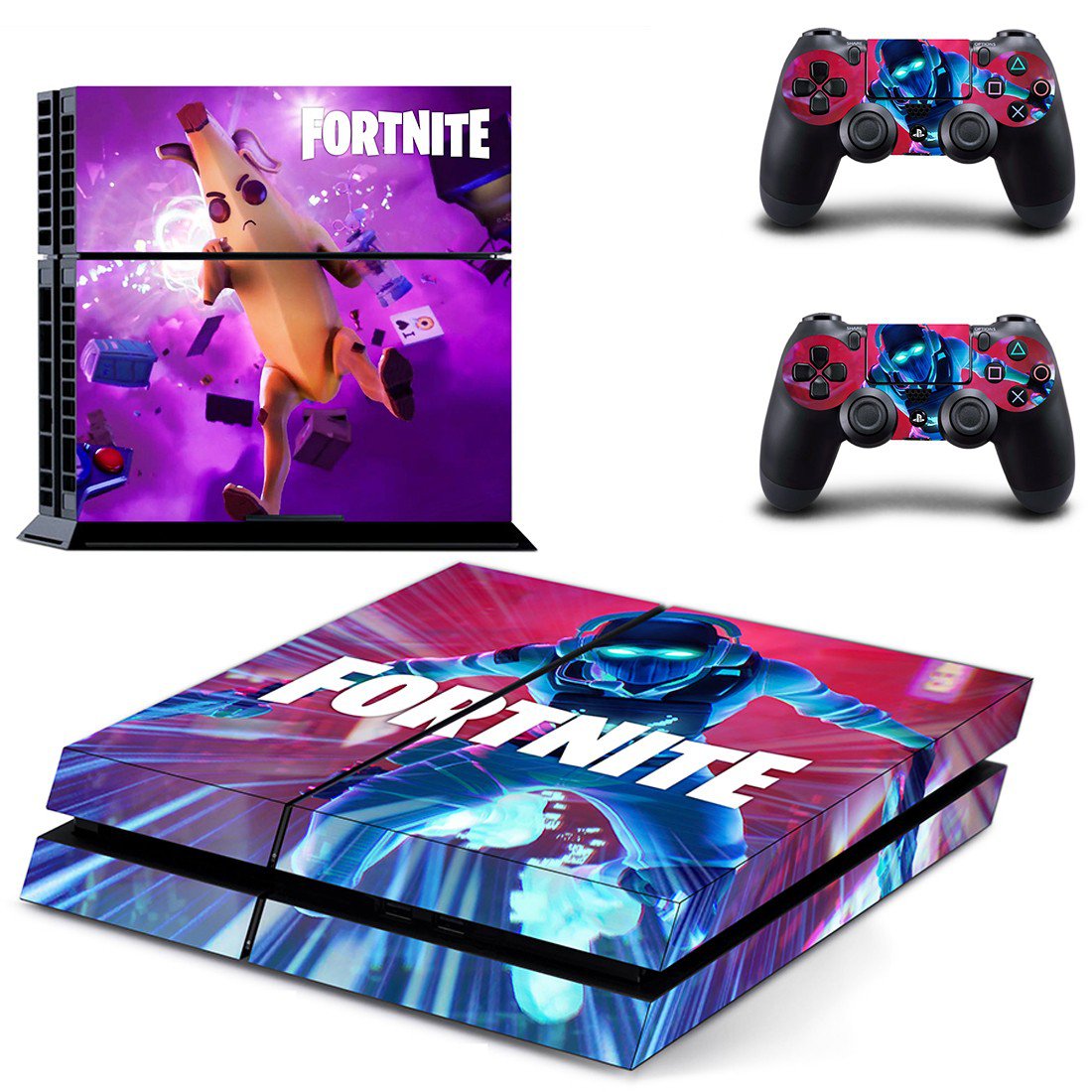 Fortnite decal skin for PlayStation 4 Console & Controllers