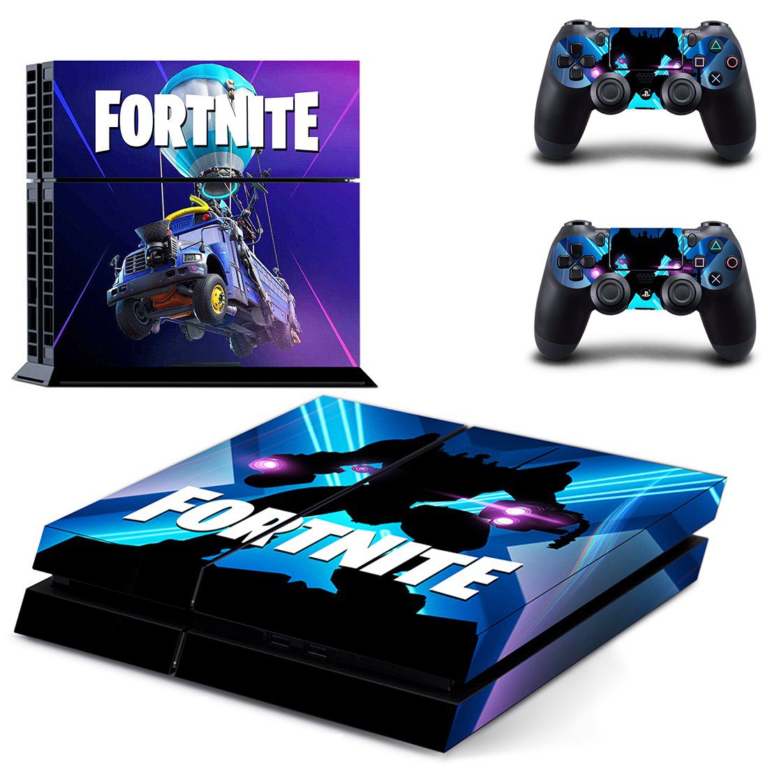 Fortnite decal skin for PlayStation 4 Console & Controllers