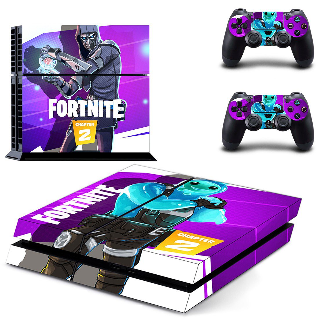 Fortnite decal skin for PlayStation 4 Console & Controllers