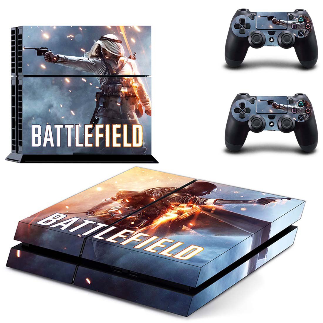 Battlefield decal skin for PlayStation 4 Console & Controllers