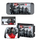 Gears 5 decal skin for Nintendo Switch Console & Controllers