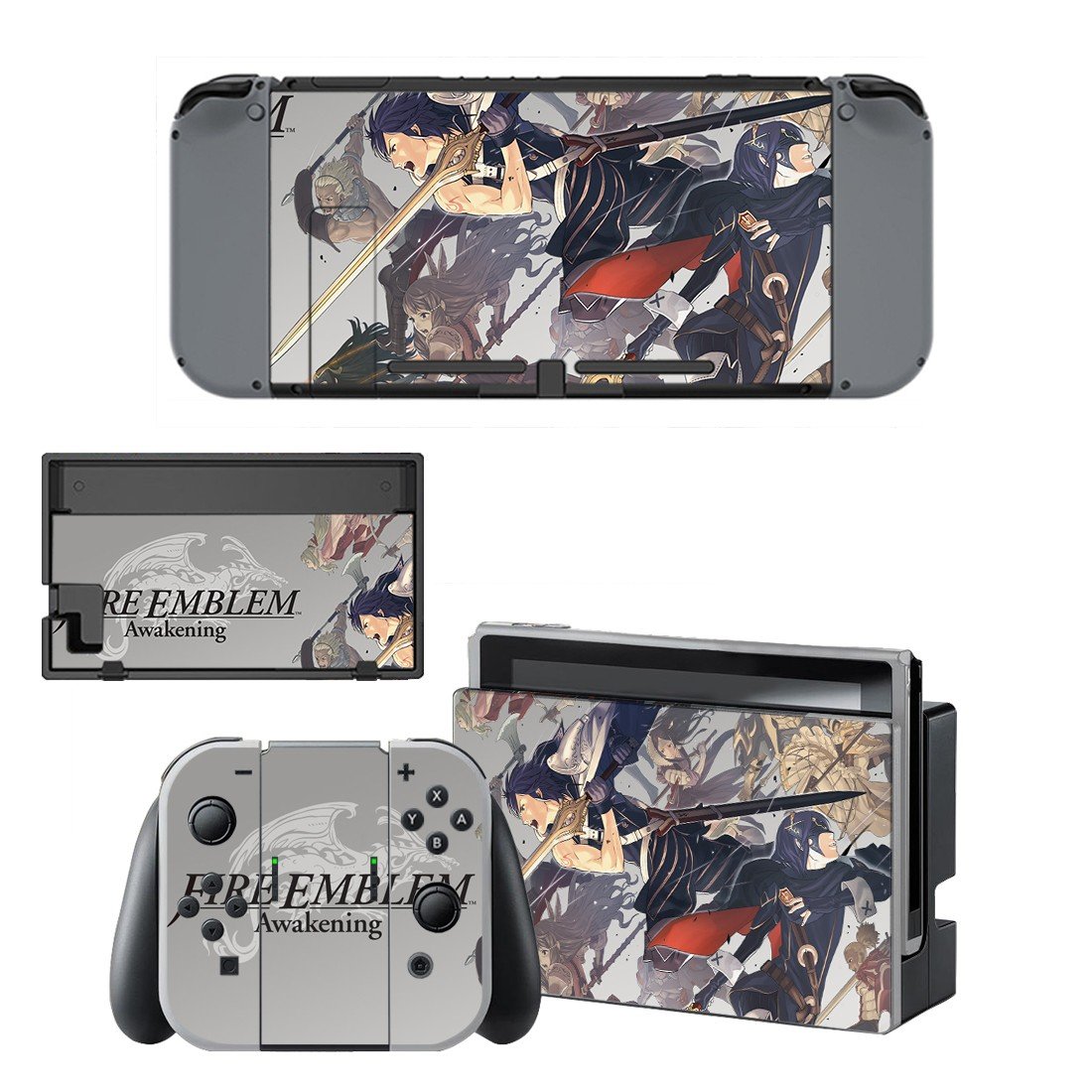 Fire Emblem Awakening decal skin for Nintendo Switch Console & Controllers