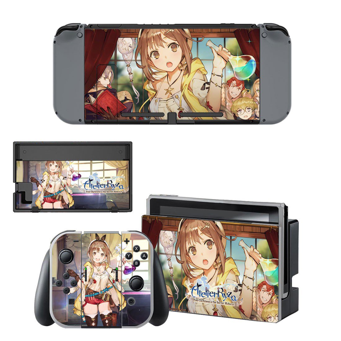 Atelier Ryza decal skin for Nintendo Switch Console & Controllers