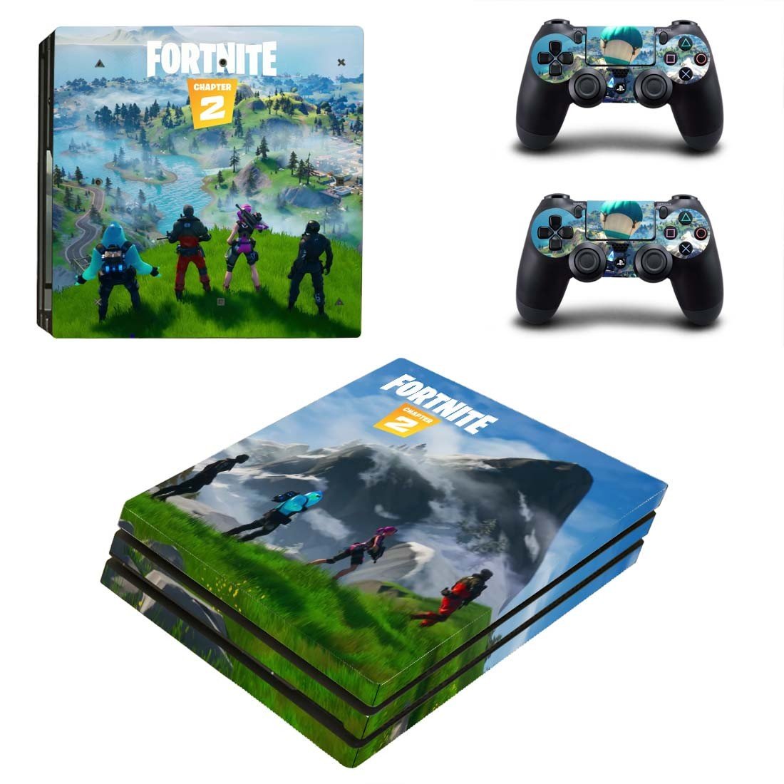 Fortnite decal skin for PS4 Pro Console & Controllers