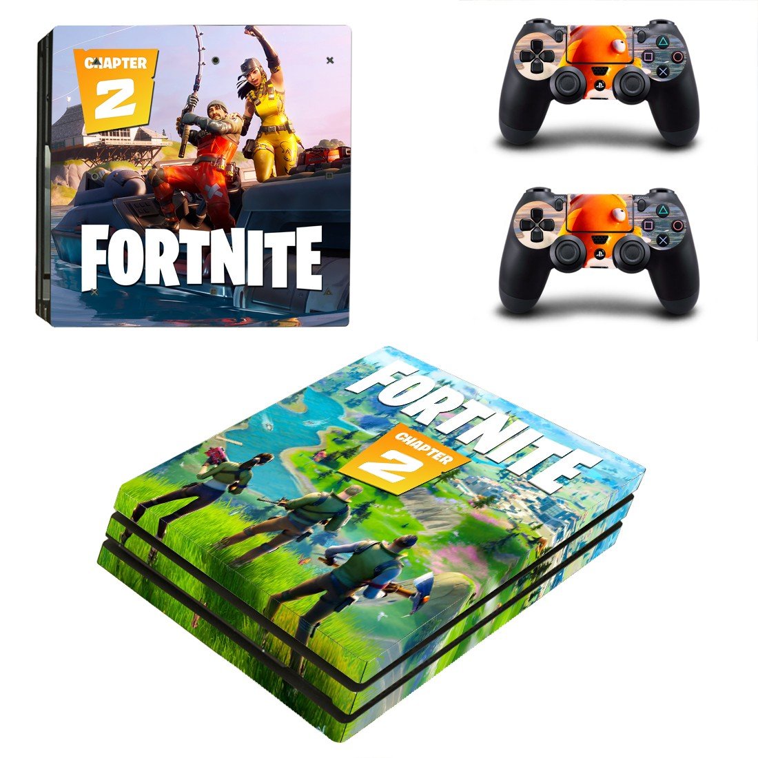 Fortnite decal skin for PS4 Pro Console & Controllers