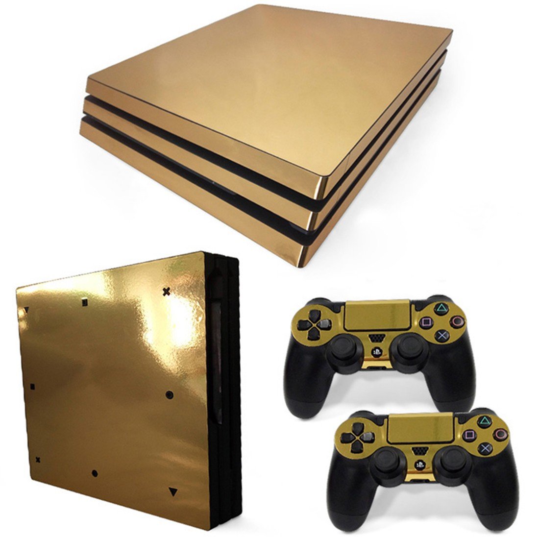 Classic decal skin for PS4 Pro Console & Controllers