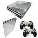 Metalic decal skin for PS4 Pro Console & Controllers