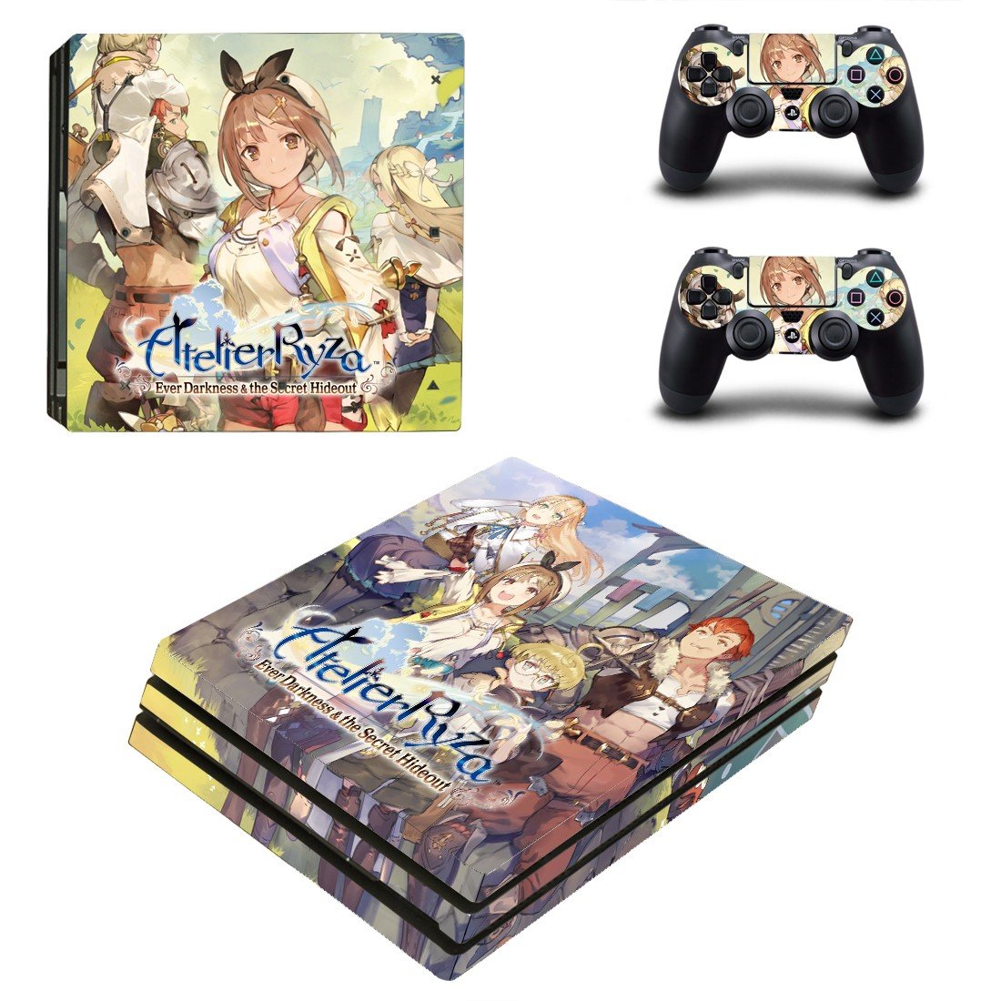 Atelier Ryza decal skin for PS4 Pro Console & Controllers