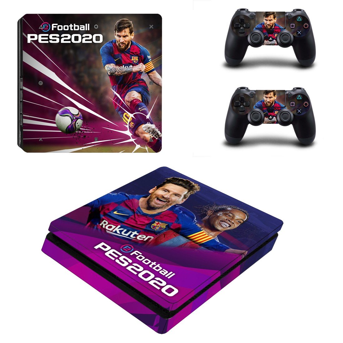 Pro Evolution Soccer 2020 decal skin for PS4 Slim Console & Controllers