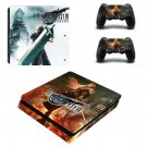 Final Fantasy 7 remake decal skin for PS4 Slim Console & Controllers