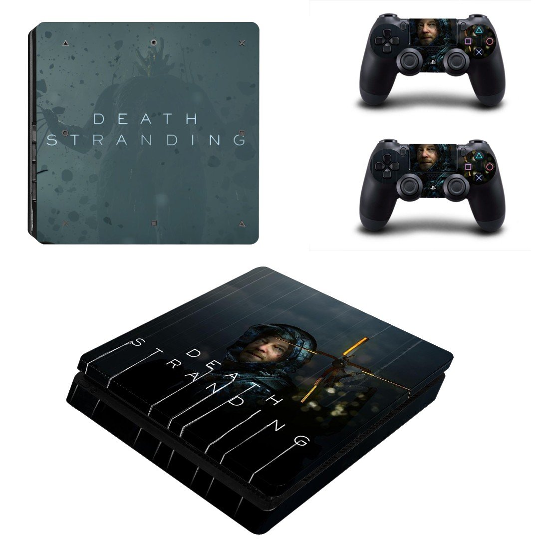 Death Stranding decal skin for PS4 Slim Console & Controllers