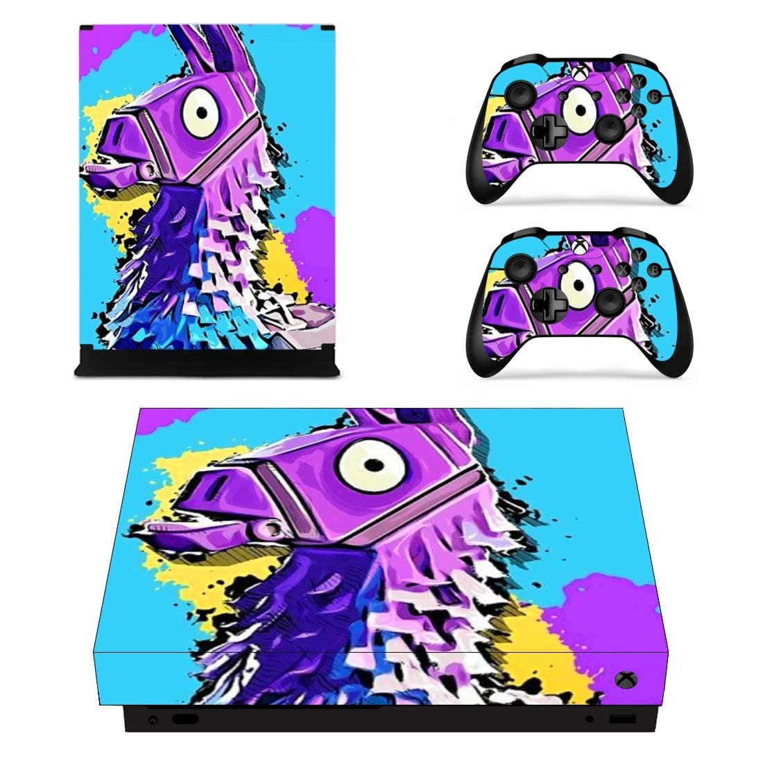 Fortnite decal skin for Xbox one X Console & Controllers