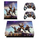 Fortnite decal skin for Xbox one X Console & Controllers
