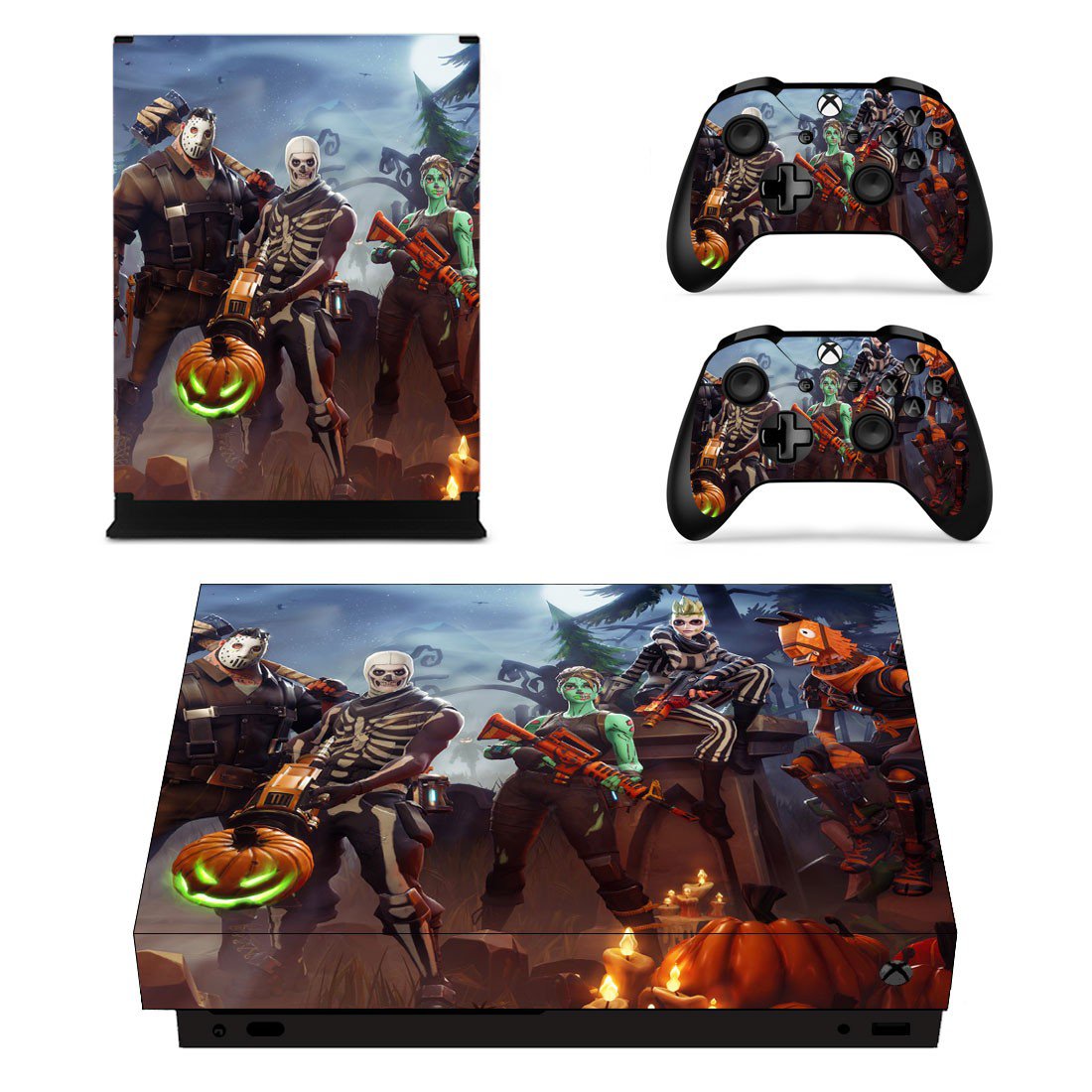 Fortnite decal skin for Xbox one X Console & Controllers