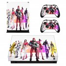 Fortnite decal skin for Xbox one X Console & Controllers