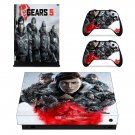 Gears 5 decal skin for Xbox one X Console & Controllers