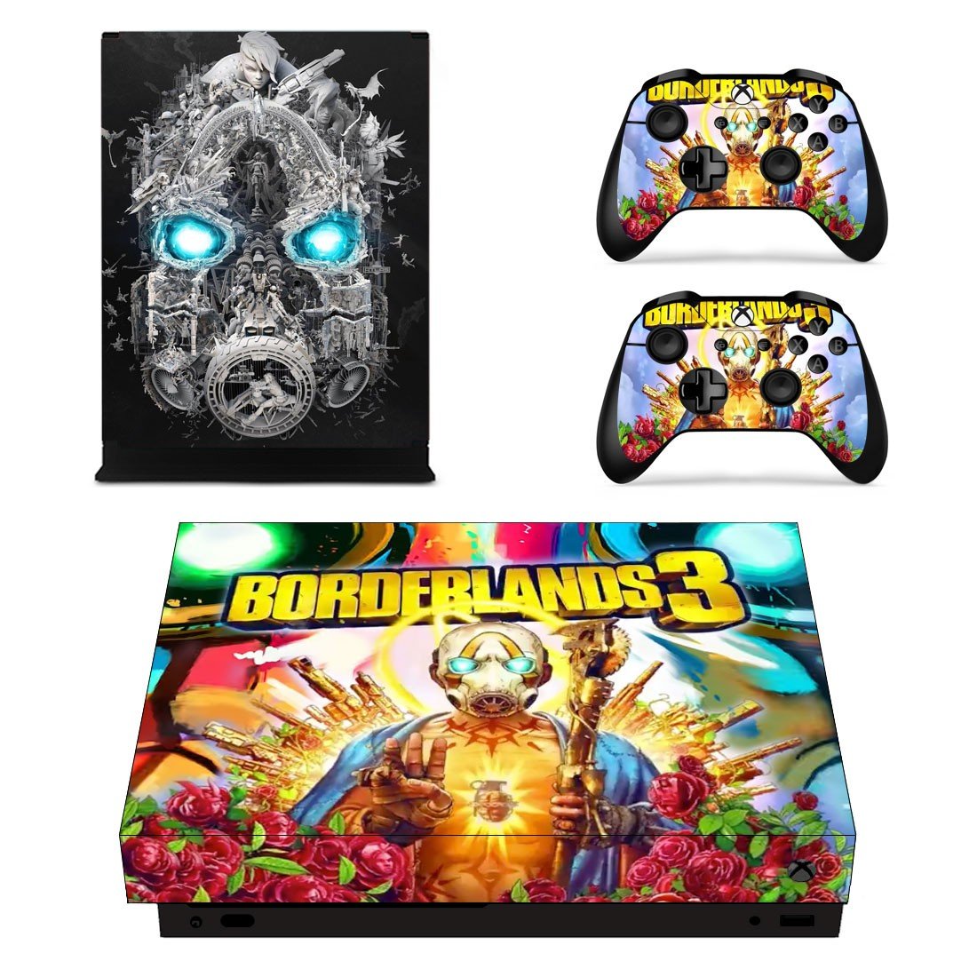 Borderlands 3 decal skin for Xbox one X Console & Controllers