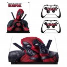 Deadpool decal skin for Xbox one X Console & Controllers